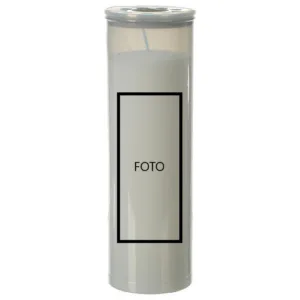 Lumino Cero Votivo Ø8x24cm Personalizzato